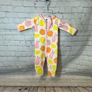Monica + Andy Easter Pattern Snap Baby Romper